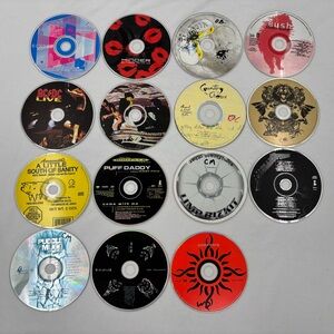 Lot Of 15 Rock And Rap CDs Eminem Metallica Pink Floyd AC/DC Tom Petty Does Only